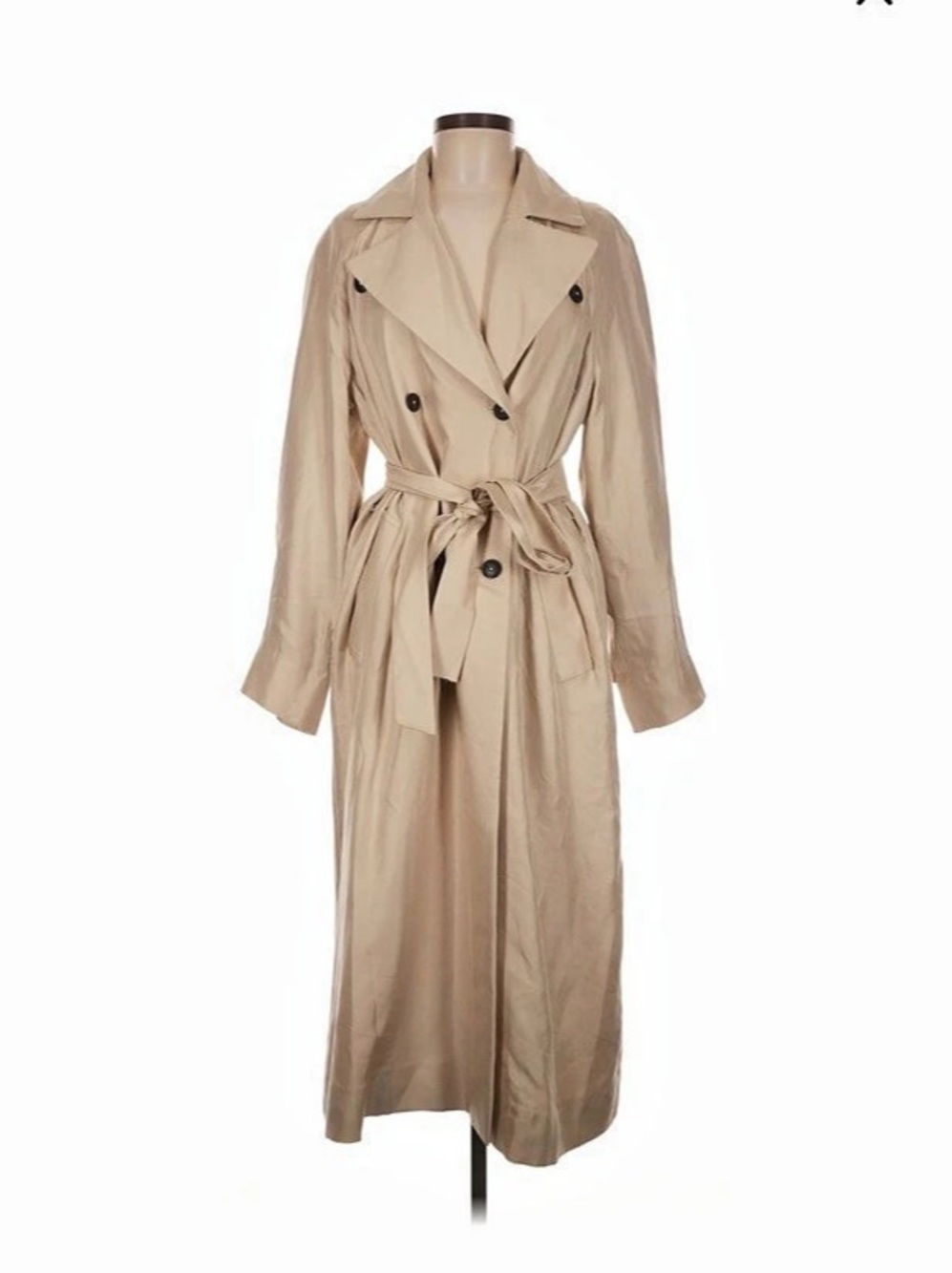 Club Monaco Trench Coat in Beige Size Medium